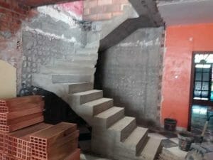 Encofrado de escalera